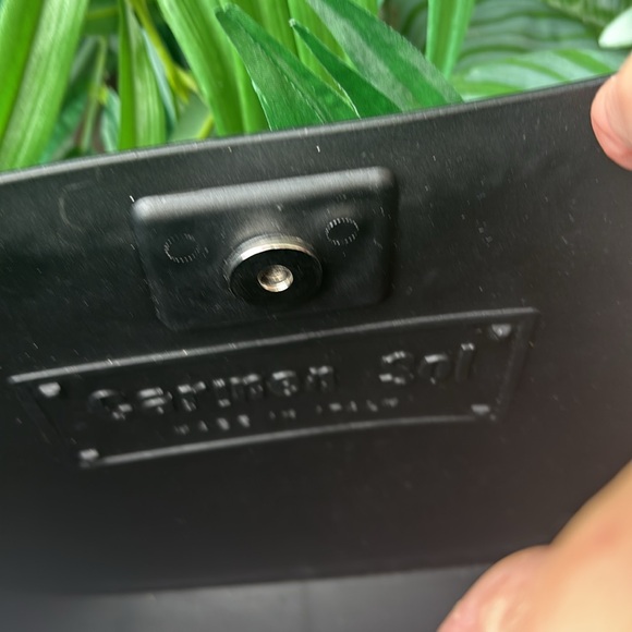 Carmen Sol black shoulder strap or cross body bag - Picture 7 of 13